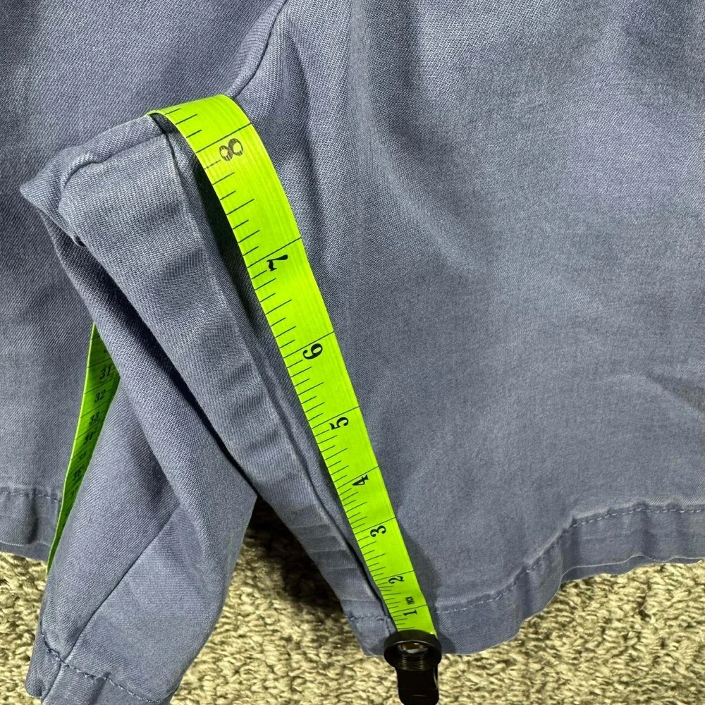 Banana Republic Chino‎ Shorts Blue Stretch Cotton Casual Mens Size 33